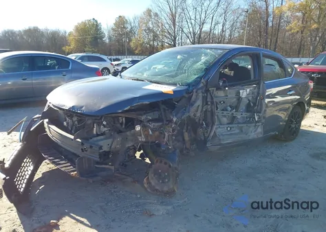 2014 Nissan Sentra Sv z USA, uszkodzony, nr VIN 3N1AB7AP3EY332940